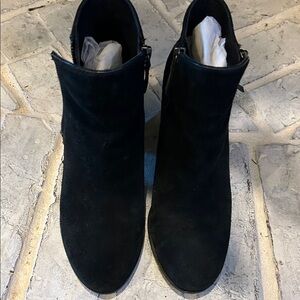 Cole Haan Black Leather Booties